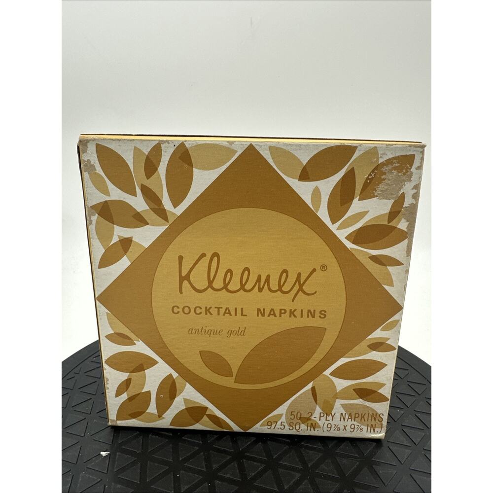 Vintage Kleenex Cocktail Napkins 50 2-Ply Napkins